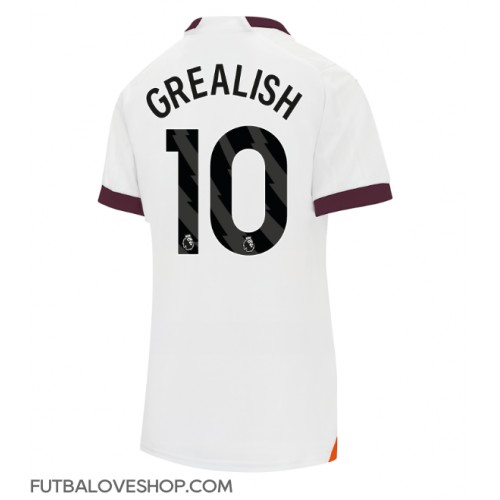 Dres Manchester City Jack Grealish #10 Preč pre Ženy 2023-24 Krátky Rukáv